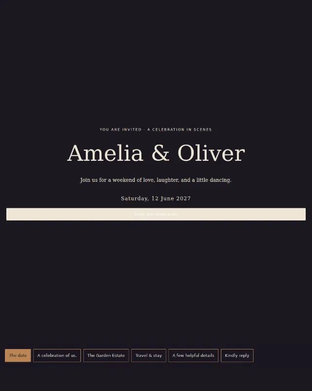 Invitation Theatre invitation design